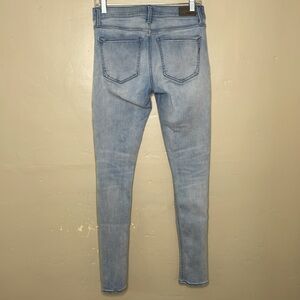 EXPRESS Jeans STRETCH PLUS DENIM PERFECT Legging Mid-Rise Light Wash 5 Pocket 6R